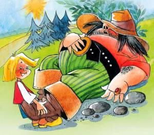 Мальчик с пальчик иллюстрация к сказке