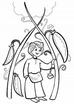 Раскраски Мальчик с пальчик