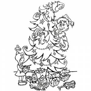 Раскраски Гринч