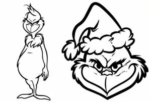 Раскраска Гринч