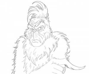 Раскраски Гринч похититель рождества