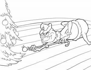 Раскраски Гринч похититель рождества