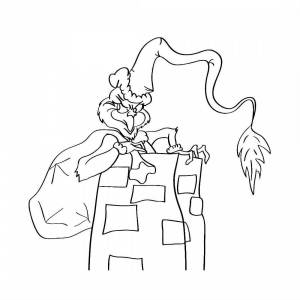 Трафареты гринч новогодний