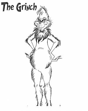 Раскраска гринча