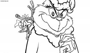 Раскраска гринча