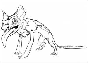 Раскраска Семейка Крудс