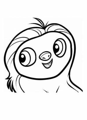 Раскраска Семейка Крудс