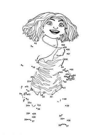 Раскраски Семейка Крудс   в формате