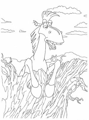 Конь юлий рисунок карандашом