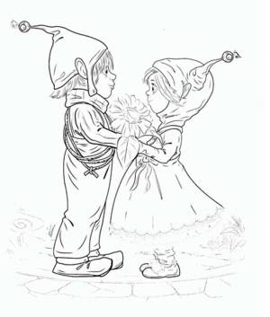 Раскраска Джинглики 17