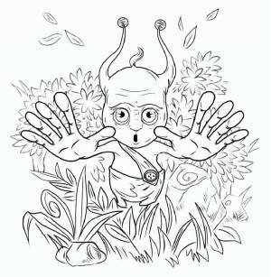 Раскраска Джинглики 14