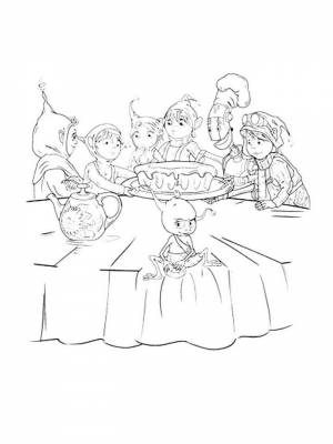 Раскраски Джинглики   в формате