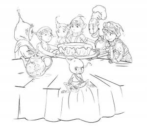 Раскраска Джинглики 12