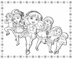 Раскраски Даша и друзья