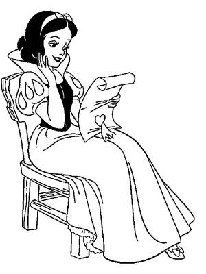 Полезные картинки для девочек Белоснежка и семь гномов