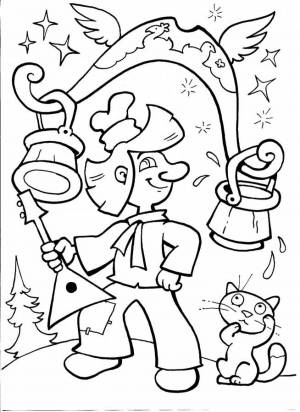 Раскраски Емеля