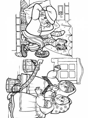 Раскраски Емеля   в формате