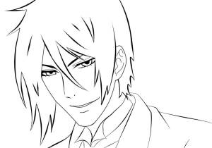 Раскраска Темный дворецкий