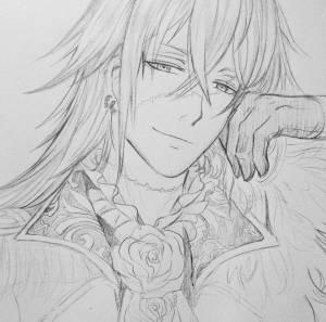 Раскраски аниме темный дворецкий гробовщик