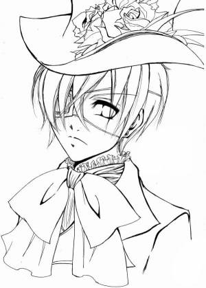 Раскраска Сиэль Фантомхайв