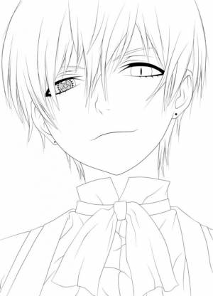 Раскраска Сиэль Фантомхайв