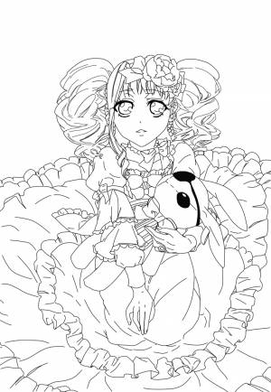 Раскраски аниме темный дворецкий