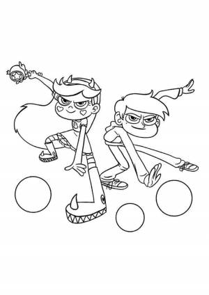 Раскраски Голди и Мишка