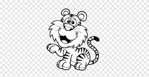 Бенгальский тигр Золотой тигр Книжка-раскраска Коза, Скуби Ду, гамбургер, белый, ребенок png