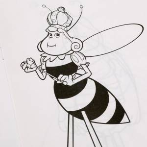 Раскраска «Пчёлка Майя
