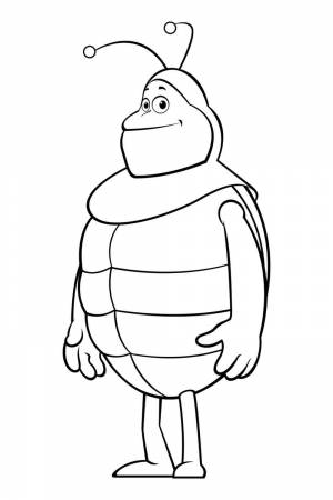 Раскраски Пчелка Майя