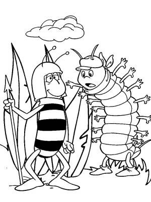 ПЧЕЛКА МАЙЯ  РАСКРАСКИ
