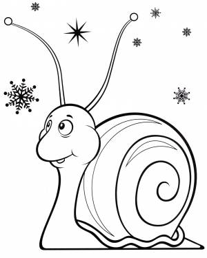 Раскраска Улитка Шелби