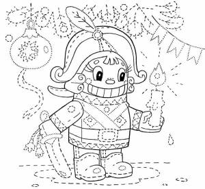 Раскраски Щелкунчик для детей