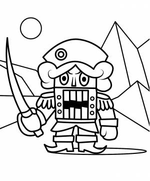 Раскраска щелкунчик