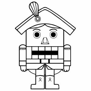 Щелкунчик раскраска