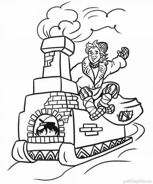 Емеля рисунок карандашом