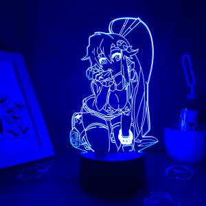 3d-светодиодная лампа Gurren Lagann в стиле аниме Yoko Littner, неоновые ночники, лампа для подруги, Лавовая Лампа, Женский декор для спальни, манга, Yoko Littner