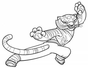 Раскраска Кунг-Фу Панда