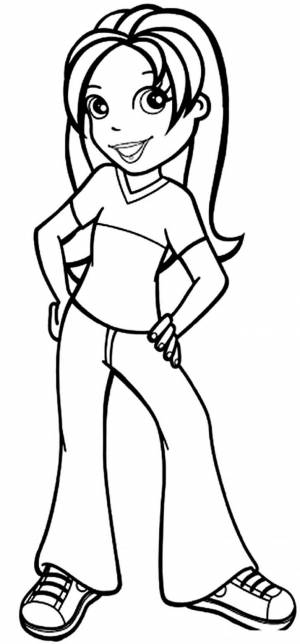 Раскраска полли покет