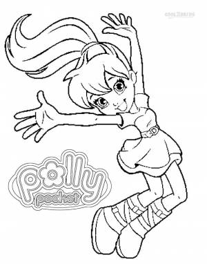 Printable Polly Pocket Coloring Pages For Kids