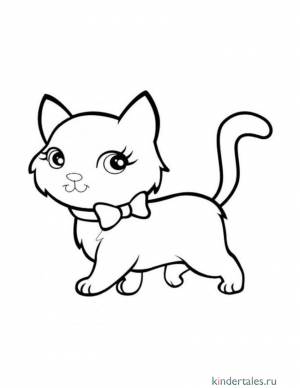 Кошка Полли Покет» раскраска для детей