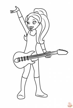 Раскраски Полли Покет для печати  для детей и взрослых