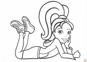 Раскраски Полли Покет для печати  для детей и взрослых