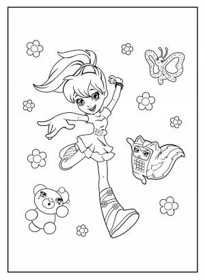 Раскраска полли покет