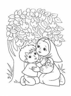 Раскраски лебеди, Раскраска дикие лебеди