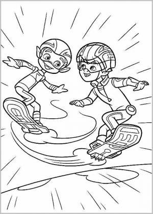 Раскраски Майлз с другой планеты