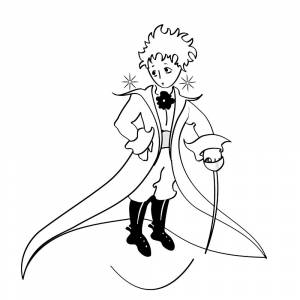 Раскраска Маленький Принц