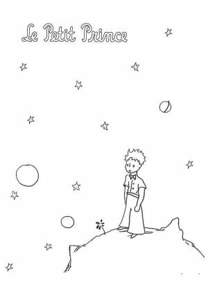 Раскраска Маленький Принц