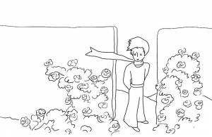 Раскраска Маленький принц