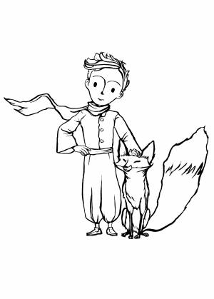 Раскраски Маленький принц